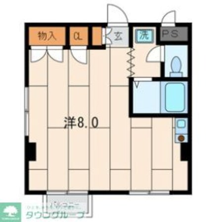 カメリアハイムの物件間取画像